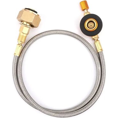 Fournitures pour le camping en plein air : adaptateur de recharge pour réchaud à gaz, coupleur de réservoir, accessoires de charge, réchauds de cuisine portables russes et européens. (1/5)