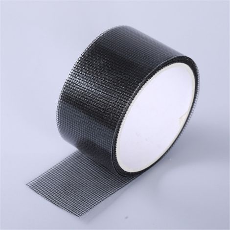 Kit de réparation de moustiquaire 3 couches : ruban adhésif imperméable, pour fenêtres et portes moustiquaires, recouvre instantanément les trous et les déchirures (1/5)