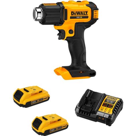 Décapeur Thermique DeWALT DCE530D2-SK (2 x 2,0 Ah DCB1104)