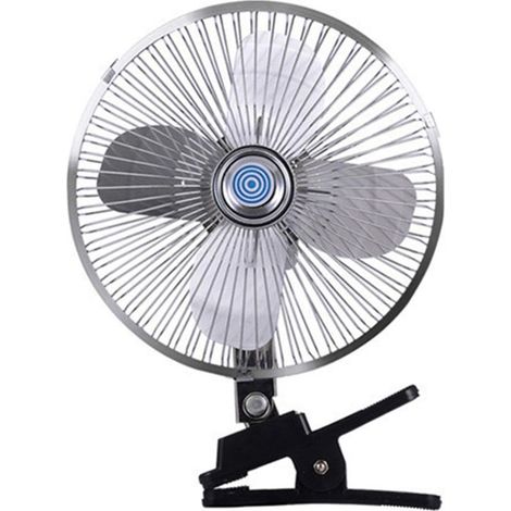 Ventilateur d'énergie éolienne puissant à double tête 12V et 24V Ventilateur de refroidissement par vent automobile portable (1/3)