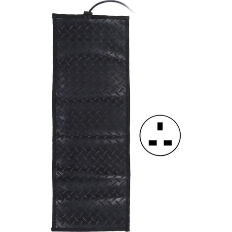Tapis chauffant extérieur antidérapant 1500W, plaque de déneigement IP64 étanche pour allée, trottoir et perron, prise UK 220-240V, chauffage électrique au sol (1/5)