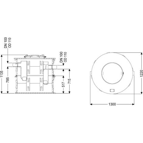 KESSEL 93002-R2-TS Séparateur de graisses EasyClean Modular