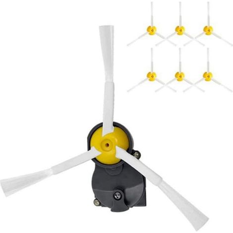 1 Module Moteur Brosse Latérale, Plastique, 6 Brosses Rechange, pour Série 500 600 700 800 900 (1/4)