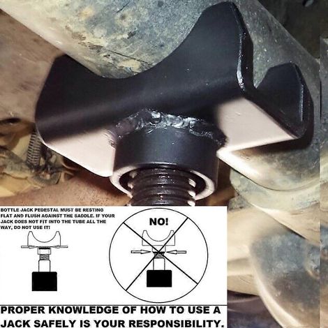 Adaptateur d'essieu pour cric bouteille, cric hydraulique, béquille de levage, outil de remplacement pour cric de voiture (1/5)