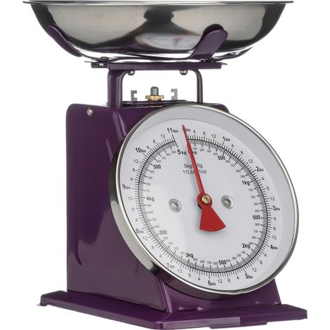 Premier Housewares Purple Standing Kitchen Scale - 5kg (1/3)