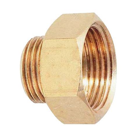 Raccord laiton hexagonal réduit à visser - M 1/4' - F 1/2' - 246G