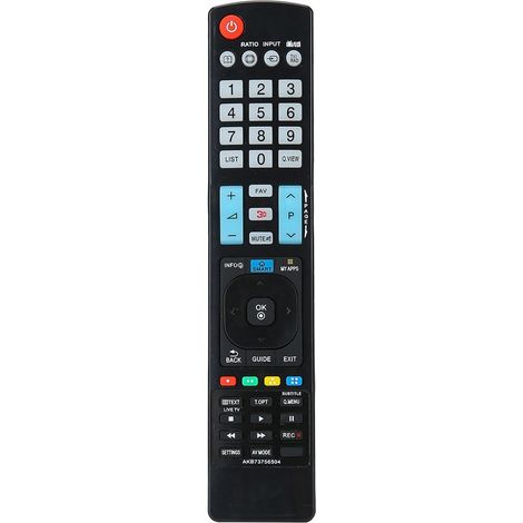 Ersatzfernbedienung für LG-Fernseher – Kompatibel mit den Modellen AKB73756502, AKB73615303, AKB73756504 – ABS – 2 AA-Batterien erforderlich – 1 Stück (1/5)