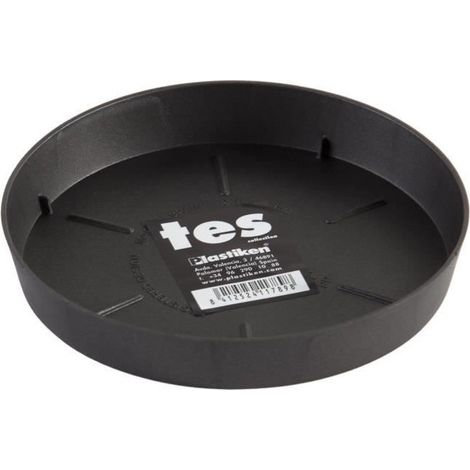 Plaque Injection Pot Tes Anthracite ø14cm Drainage Optimisé, Design Discret - Plastiken (1/2)