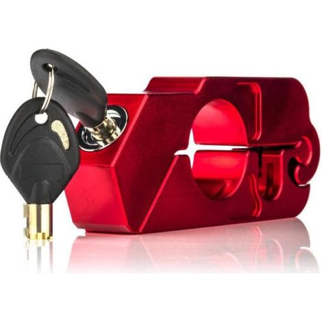 Verrou De Frein Moto - Aluminium CNC - Universel Jusqu'à 38 mm - Résistant Aux Intempéries - 1 Pièce (1/4)