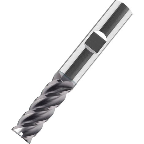 VHM-Schaftfräser lang TIALN Typ N-H HB 5 mm (1/2)