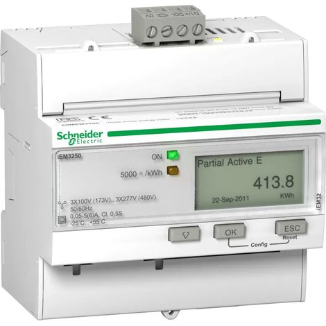 Schneider Electric Energiezähler IEM3250 3P+N 5A Modbus A9MEM3250 (1/2)
