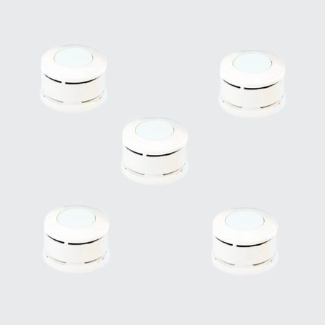 Lot de 5 détecteurs de fumée 10 ans Lifebox - Serenity 10 (1/5)