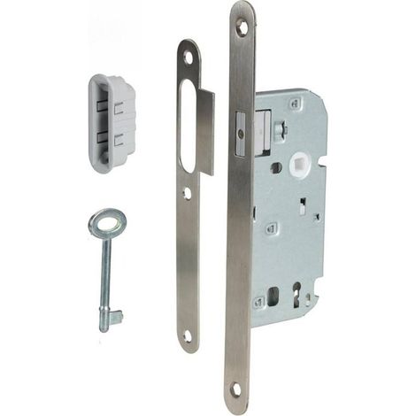 Serrure a Encastrer Bricard 2791 Clé Pene Aimante Axe 40mm Fermeture Silencieuse Porte chambre (1/5)