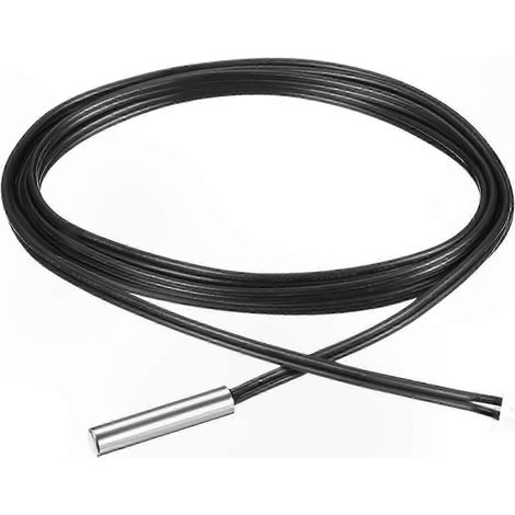 Sonde thermistance numérique étanche, résistance de 10 kΩ, longueur de 1 mètre, pour la mesure de température. (1/5)