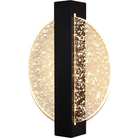 Lampe Murale Moderne Noir Mat avec Abat-Jour Orientable pour Salon