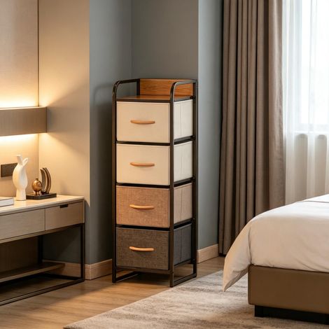 Mueble versátil, cómoda estrecha, cómoda funcional. (1/5)
