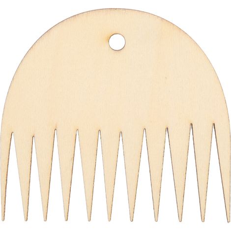 Peigne à Tisser en Bois 11 Dents pour Métier à Tisser Tissage DIY Accessoires Tressés (1/5)