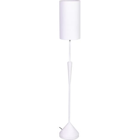 Lámpara de pie de metal blanco 22x22x117/151,5h cm (1/5)