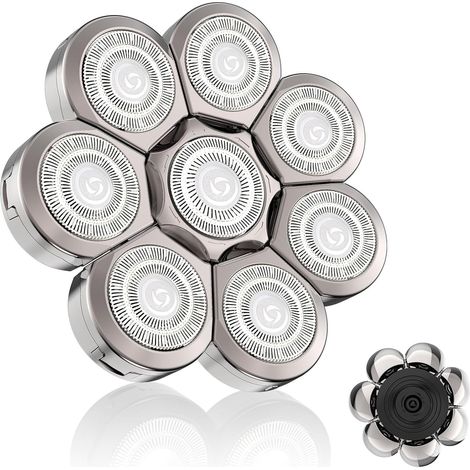 Tête de rasoir pour crâne chauve 8D: 0 mm 8 têtes (1/5)