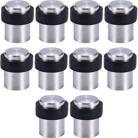 10 fermaporta da pavimento in acciaio inox da 4,5 cm (1/5)