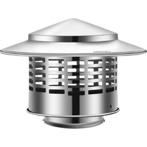 Chapeau de cheminée, installation facile, pour couvercle d'aération isolant à l'extérieur, Diamètre intérieur 110mm (1/2)