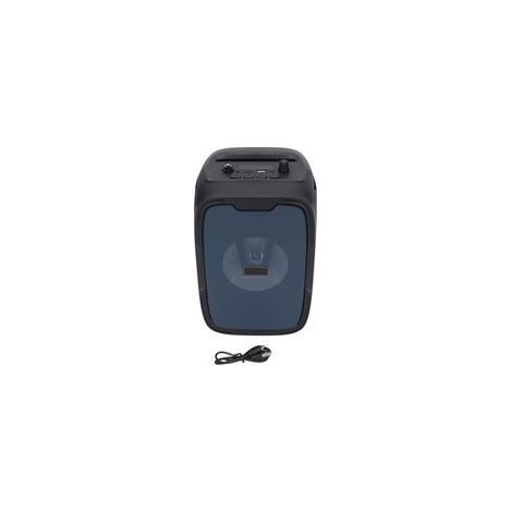 Enceinte Bluetooth portable sans fil avec caisson de basses Super Bass et radio FM pour karaoké en extérieur, 12,7 cm (5 pouces), bleue (1/5)