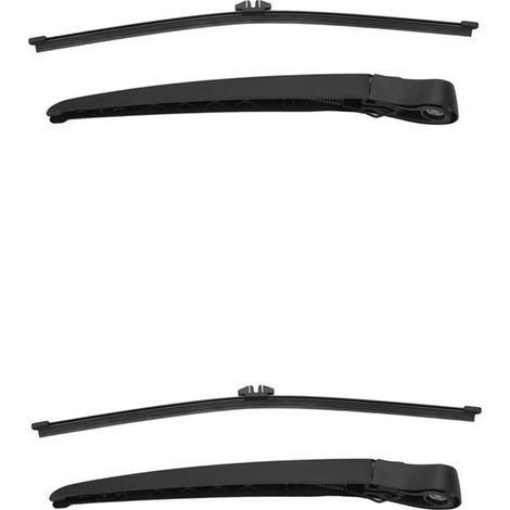 Kit completo di ricambio in 2 pezzi per bracci e spazzole tergicristallo posteriori per modelli BMW E70, X5 e X5M dal 2007 al 2013.
