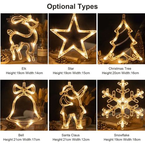 Ortviai Guirlande Lumineuse Étoile en LED Chaude pour Décoration Intérieure/Extérieure – 3 piles AAA, IP42 (1/5)