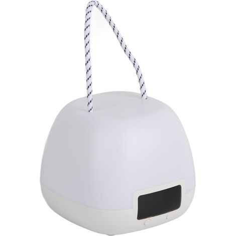 Wiederaufladbare LED-Nachtlampe für Kinderzimmer, Nachttischlampe, Haushaltsaccessoire, 4 W, Fernbedienung, 3-Farben-Uhr (1/5)