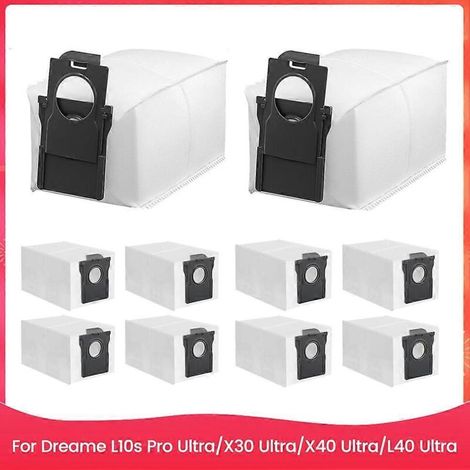 Aspirateur robot Dreame L10s Pro Ultra/X30 Ultra/X40 Ultra/L40 Ultra C avec sac à poussière remplaçable pour une collecte de poussière efficace (1/5)