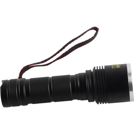 UV-LED-Taschenlampe (365 nm), schwarze Aluminiumlegierung, 40 W, 1800 mW (1/5)