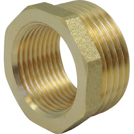 Réduction Laiton Mâle Femelle 1/2 Pouces Vers 1/4 Pouces - Raccord Fileté Gaz Pour Eau Et Chauffage