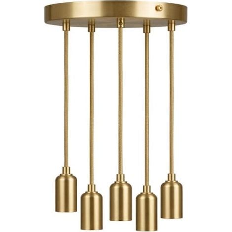 Lámpara de Techo Colgante 5 Luces E27 – Diseño Moderno