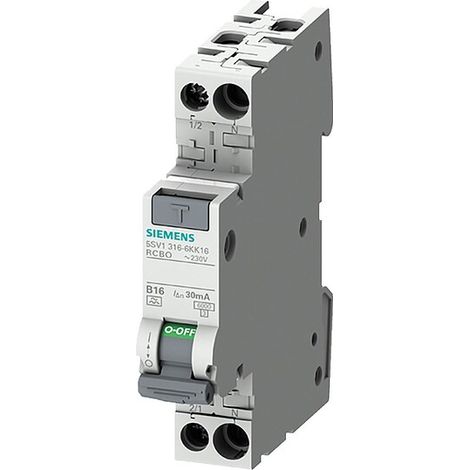 Siemens 5SV13167KK16 Fehlerstromschutzschalter 16 A 230 V
