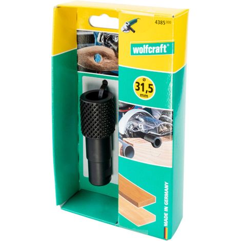 wolfcraft Cylindrical Rasp for Angle Grinder, Shaping & Woodworking, Ø 31.5 mm