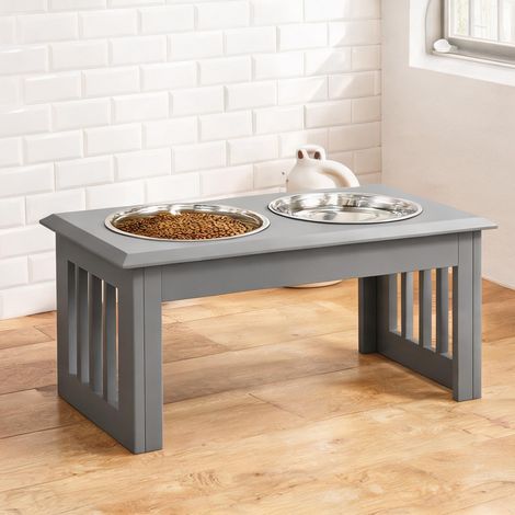 Gamelle pour chien en mDF Aço inoxidável 58,4 x 30,5 x 25,4 cm (1/5)