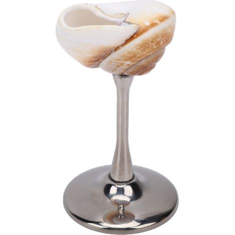 Verre à vin en forme de coquillage, coupe à martini, verre à cocktail, verre à pied pour mariage, anniversaire, fête B (1/5)
