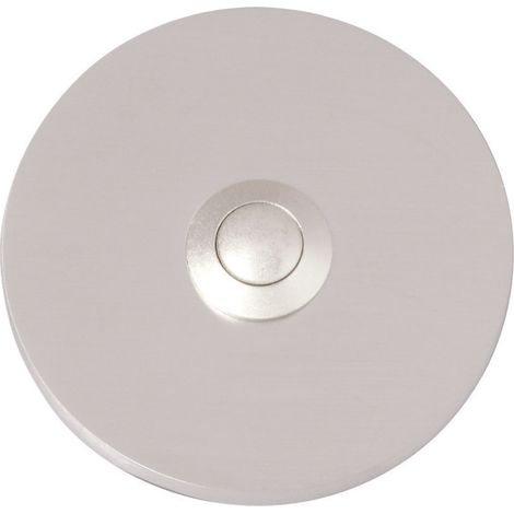 Heidemann Klingeltaster Ruegen V4a Edelstahl Ø x T 70x4mm verdeckte Befestigung (1/5)