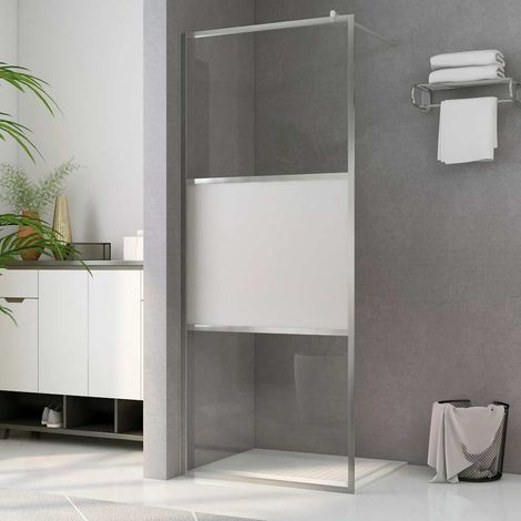 Mampara ducha accesible vidrio ESG medio esmerilado 115x195 cm