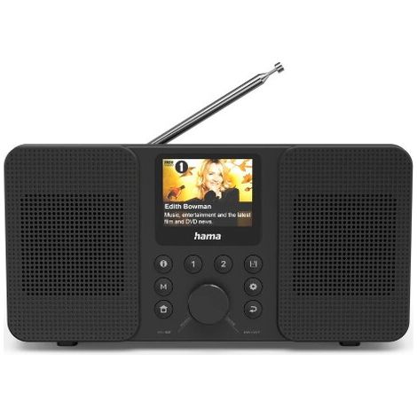 Hama DIR10 schwarz DAB+/Internetradio/Bluetooth®/App