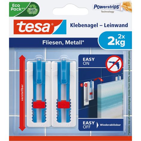 tesa Klebenagel für Leinwand Fliesen & Metall (verstellbar, 2kg) (1/5)