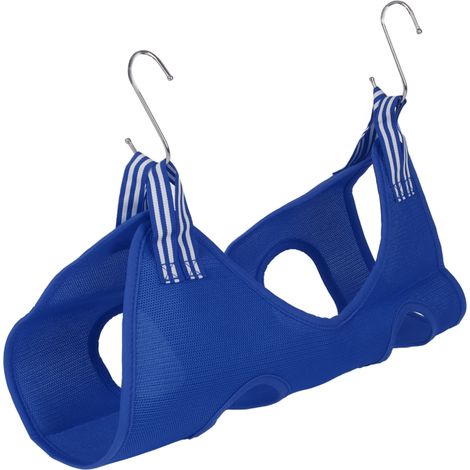 Amaca per la toelettatura degli animali, kit tagliaunghie, set da 10 pezzi (blu, taglia S)