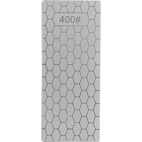 Schleifstein, rechteckiger Diamant-Schärfstein, Diamant-Messerschärfplatte, Schleifstein, Küchenschleifer, Körnung 400 - Crezuo