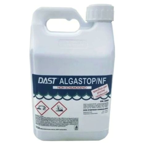 ALGHICIDA ANTIALGA ANTI ALGA ALGHE NON SCHIUMOGENO 5 KG LIQUIDO ALGASTOP 264