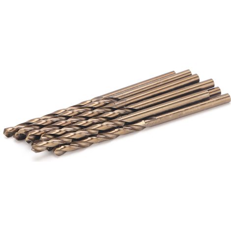 10-teiliges Spiralbohrer-Set aus HSS mit geradem Schaft für manuelles Stanzen (3,2 mm) (1/5)