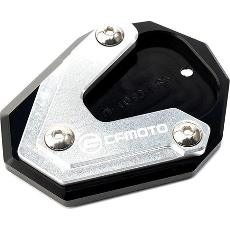(Béquille latérale argentée) Compatible avec les motos CFMOTO 650MT, 800MT, 650TR-G et 650 TR-G TRG. Bouchons de valve de pneu CNC, béquille latérale, extension de béquille pour 650 MT et 800 MT Maxpo (1/4)