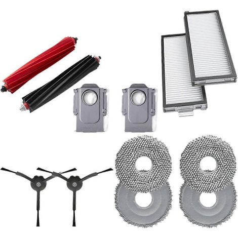 Filtre pour aspirateur brosse pour aspirateur Filtre de brosse pour aspirateur filtre de HEPA Filtre Side Brosse Main Serpillière Cloths Sac à poussière pour Qrevo Master Aspirateur pièce détachée Acc (1/5)