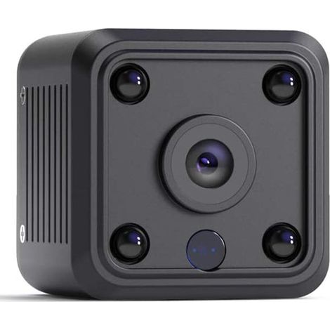 Mini caméra de sécurité - Vision nocturne infrarouge automatique - Détection de mouvement grand angle - Vidéo à distance (1/5)