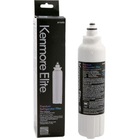 Pièces détachées pour réfrigérateur Kenmore9490 Water Filter, 1 Count (Pack of 1), White (1/2)