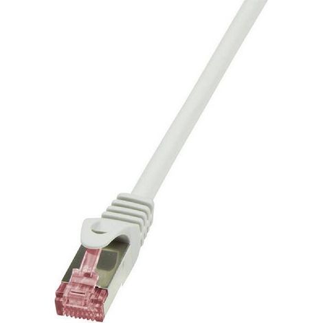 Cable reseau gris 0.50m SFTP blinde RJ45 cat6 (1/2)